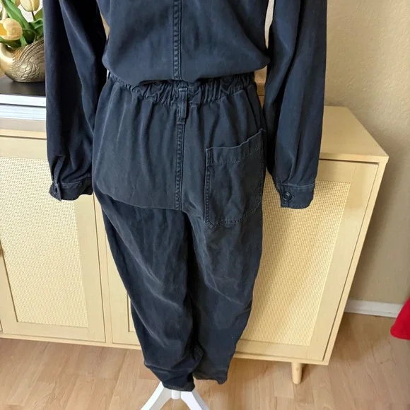 CITIZENS OF HUMANITY Surplus Black Wash Denim Jumpsuit Size XS - Picture 7 of 9